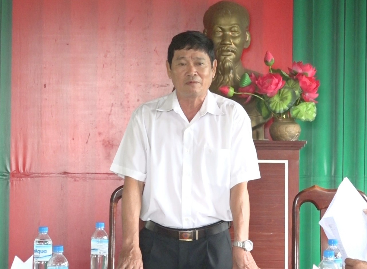 cao hữu toan, chủ tịch hội phát biểu 1